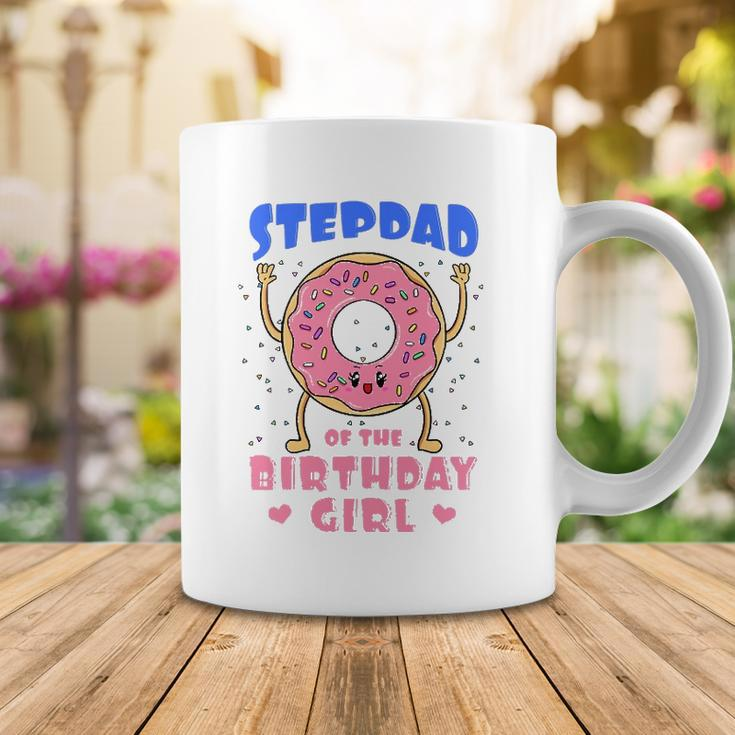 Stepdad Of The Birthday Girl Donut Bday Party Stepfather Coffee Mug Unique Gifts