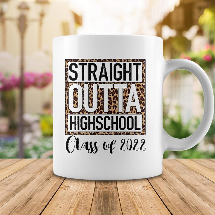 Straight Outta High School Class Of 2022 Graduation Boy Girl Coffee Mug Unique Gifts