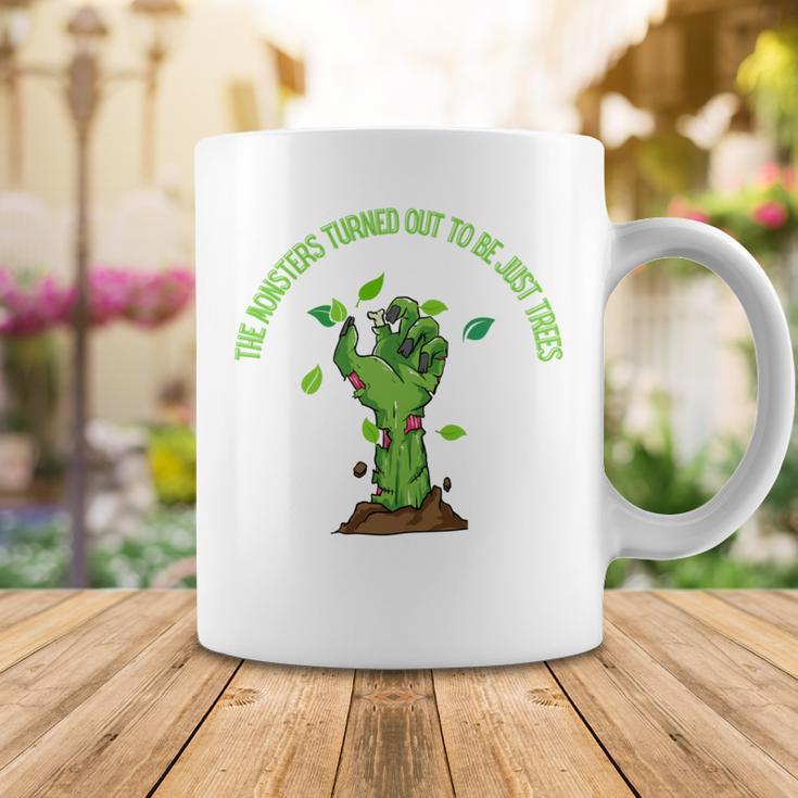 The Monsters Turned Out To Be Just Trees Hand Monster Coffee Mug Funny Gifts