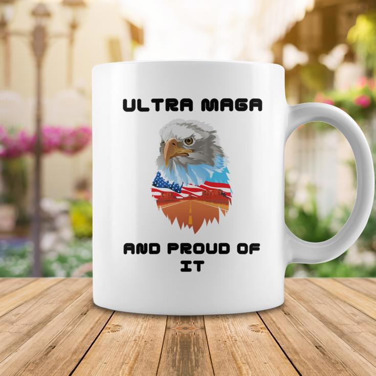 Ultra Mega And Proud Of It Pro Trump Patriotic Republican Coffee Mug Funny Gifts