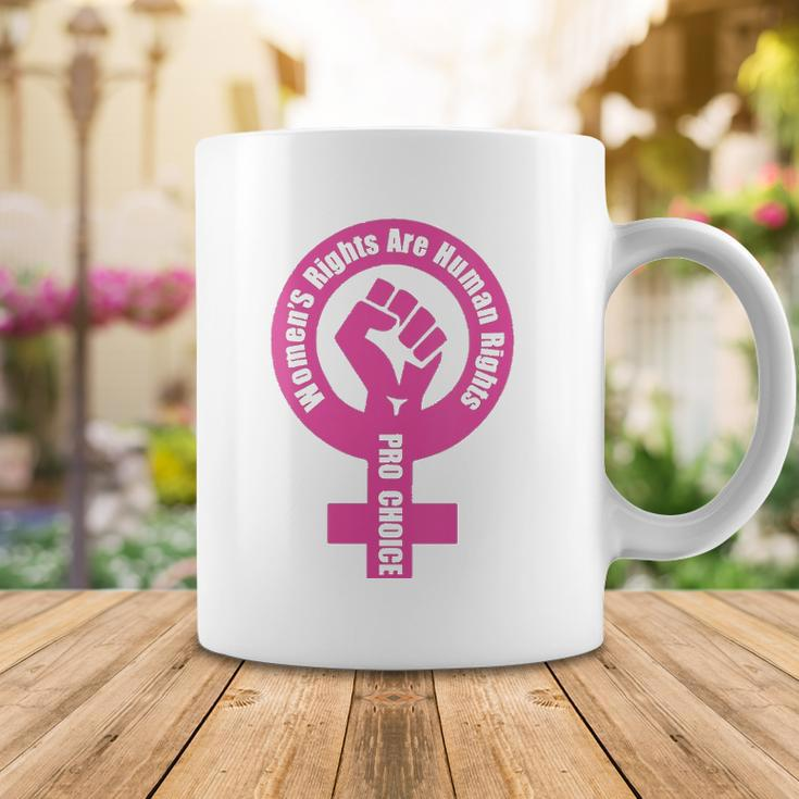 Womens Womens Rights Are Human Rights Pro Choice Coffee Mug Unique Gifts
