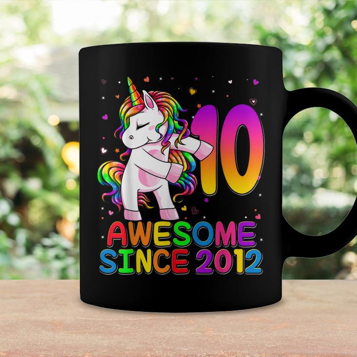 10 Year Old Unicorn Flossing 10Th Birthday Girl Unicorn Coffee Mug Gifts ideas