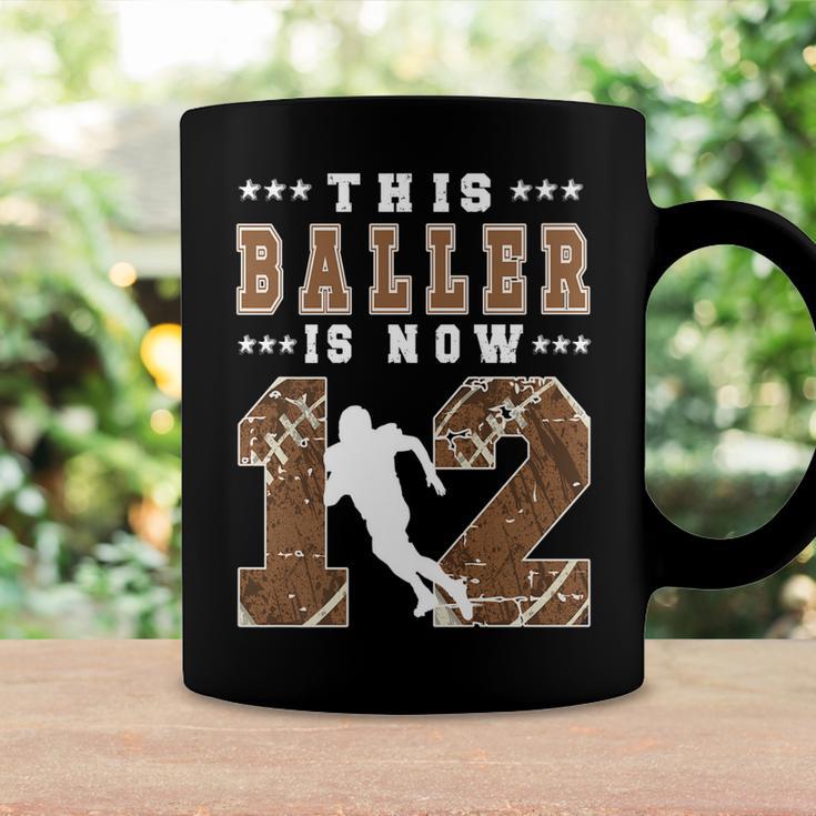 12Th Birthday Football Boy Twelve Year Old Football Player Coffee Mug Gifts ideas