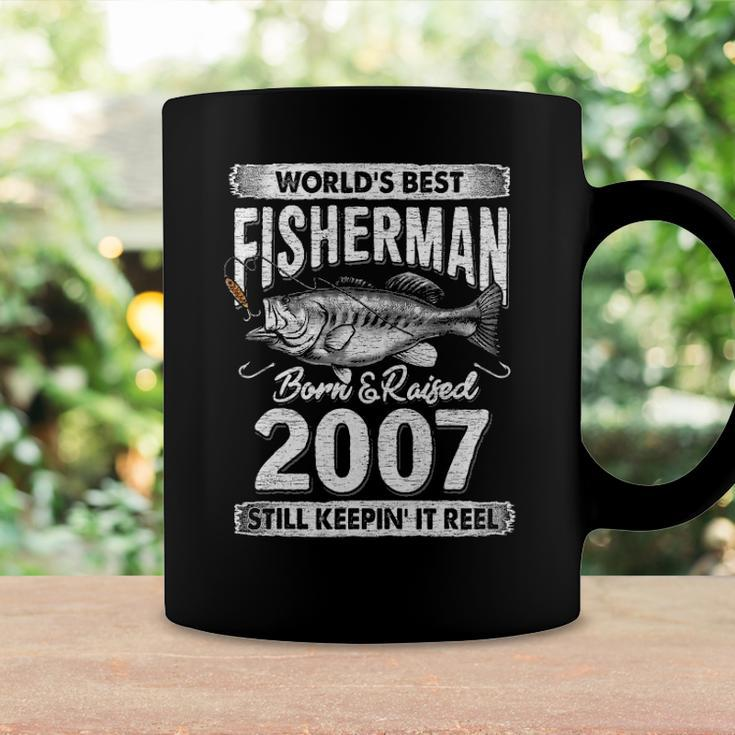 15 Years Old Fisherman Born In 2007 Fisherman 15Th Birthday Coffee Mug Gifts ideas