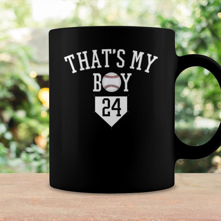 24 Thats My Boy Baseball Number -Baseball Mom Dad Tee Coffee Mug Gifts ideas