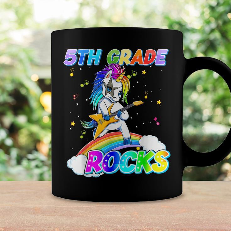 5Th Grade Rocks Unicorn Rainbow Back To School Student Kids Coffee Mug Gifts ideas