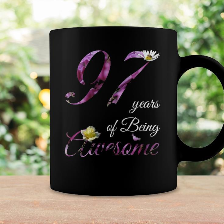 97 Years Old Awesome Floral 1925 97Th Birthday Gift Coffee Mug Gifts ideas