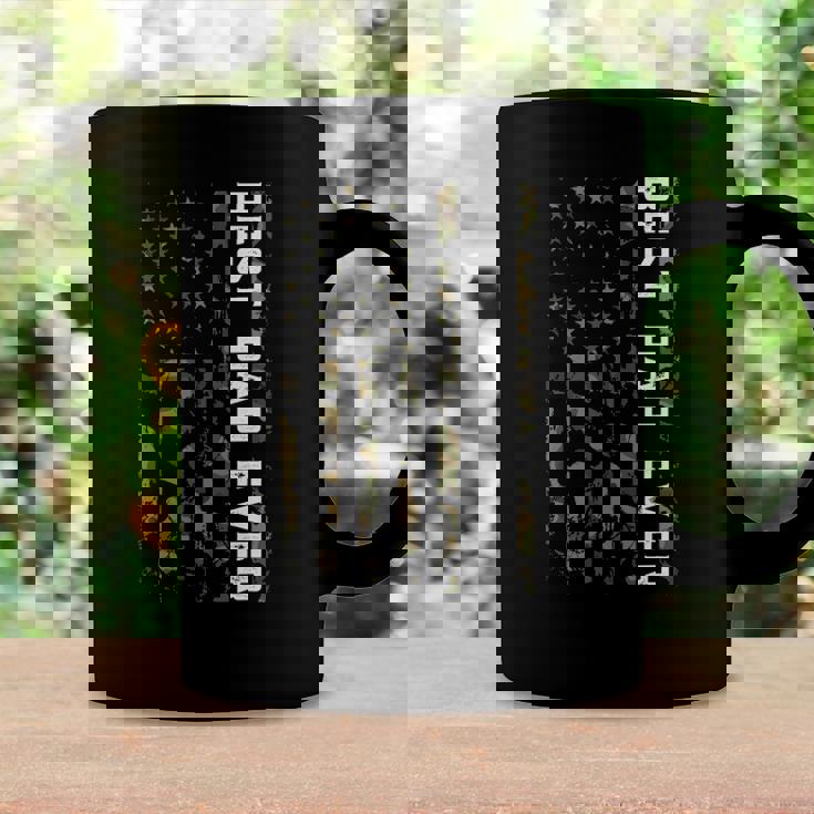 American Flag Camo Fathers Day Best Dad Patriotic Fathers Day Coffee Mug Gifts ideas
