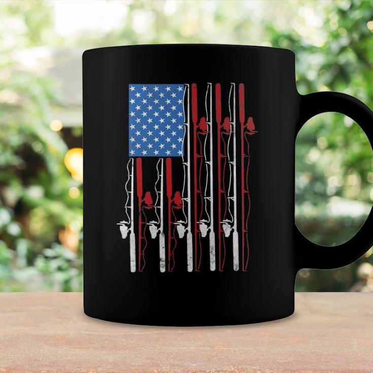 American Flag Fishing Patriotic FishermanFishing Rods Flag Coffee Mug Gifts ideas
