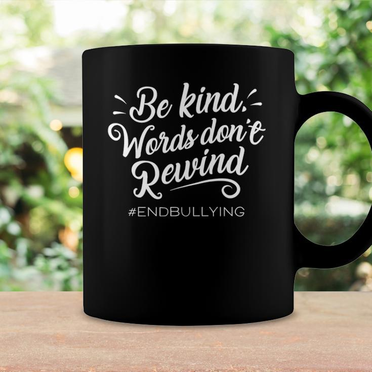 Be Kind Words Dont Rewind Orange Kindness Coffee Mug Gifts ideas