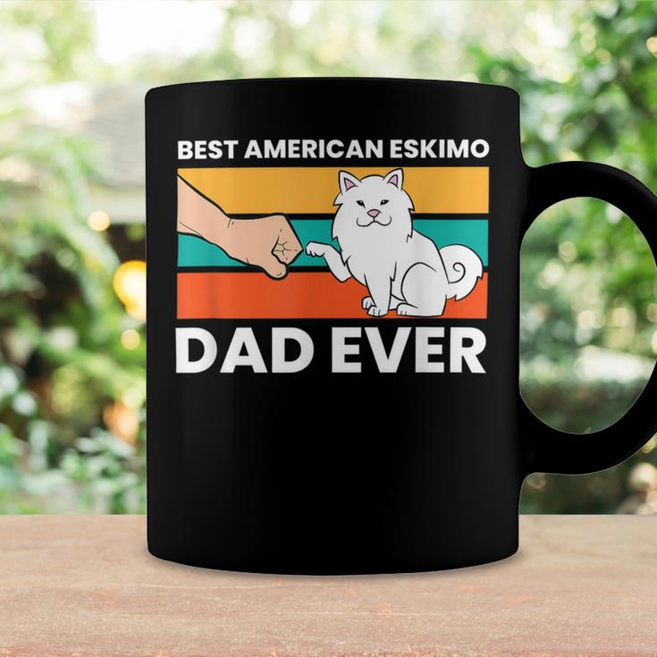 Best American Eskimo Dad Ever Funny American Eskimo Dad Coffee Mug Gifts ideas