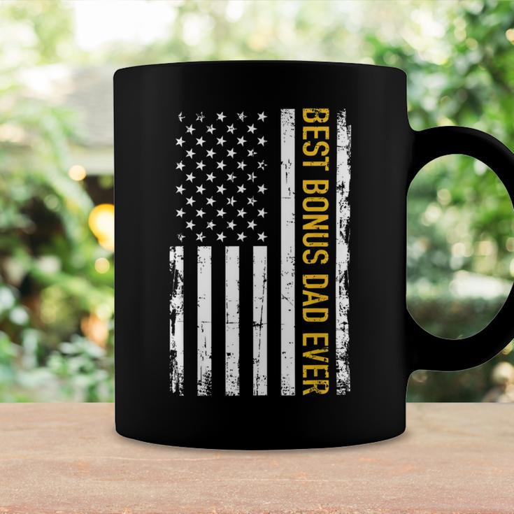 Best Bonus Dad Ever With Us American Flag Coffee Mug Gifts ideas