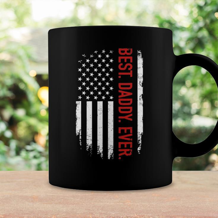 Best Daddy Ever Us American Flag Vintage For Fathers Day Coffee Mug Gifts ideas