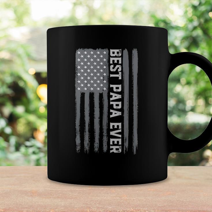 Best Papa Ever Vintage American Flag 4Th Of July Patriotic Coffee Mug Gifts ideas