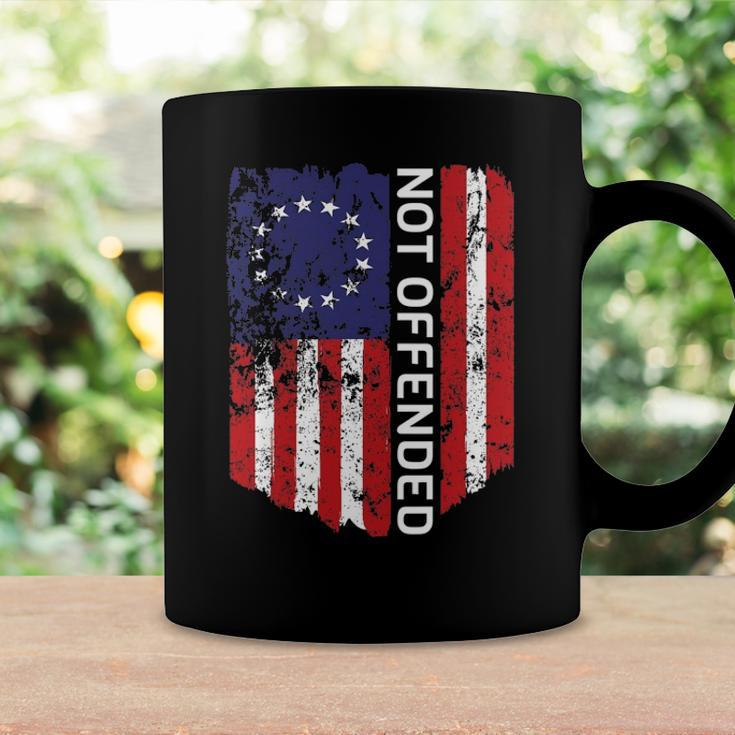 Betsy Ross Flag 1776 Not Offended Vintage American Flag Usa Coffee Mug Gifts ideas