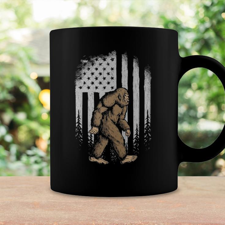 Bigfoot American Flag 4Th Of July Retro Vintage Sasquatch Coffee Mug Gifts ideas