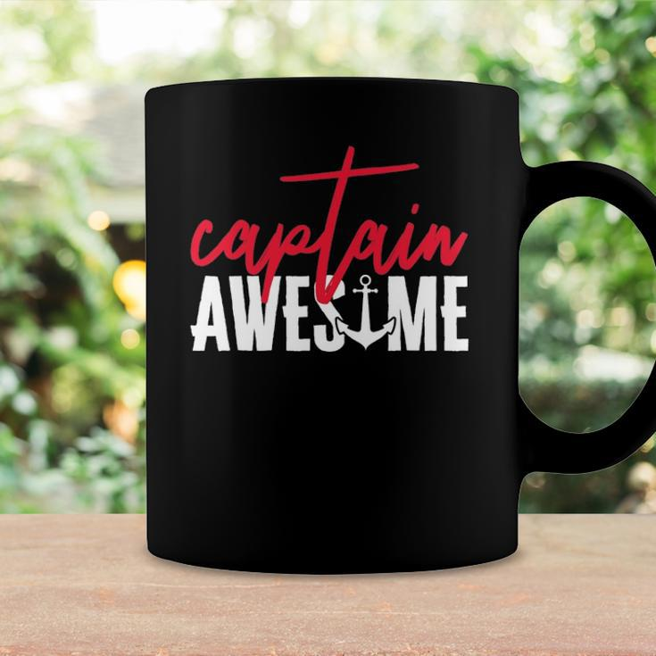Captain Awesome Funny Sailing Boating Sailor Boat Coffee Mug Gifts ideas