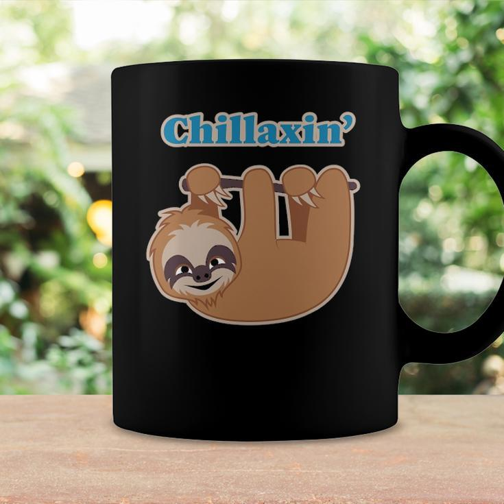Chillaxin Cartoon Sloth Hanging In A Tree Coffee Mug Gifts ideas