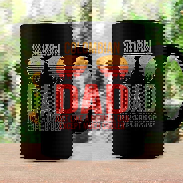 Colombian Dad Retro Sunglasses Colombia Fathers Day Coffee Mug Gifts ideas