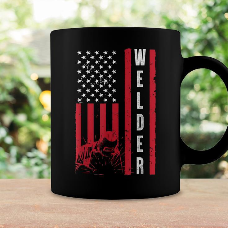 Cool Welding Us Flag Art For Men Women Welder Welding Lover Coffee Mug Gifts ideas