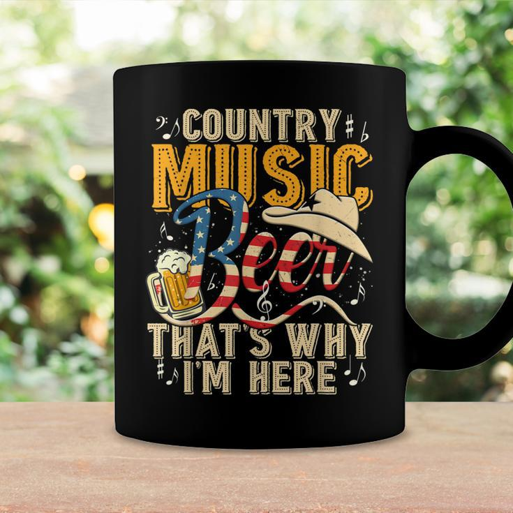 Country Music And Beer Thats Why Im HereFunny Coffee Mug Gifts ideas