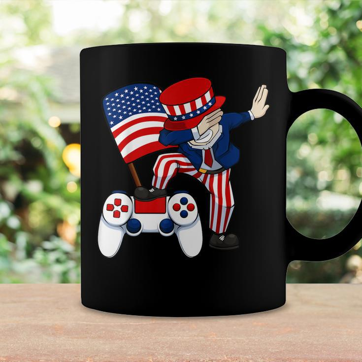 Dabbing Patriotic Gamer 4Th Of July Video-Game Controller Coffee Mug Gifts ideas
