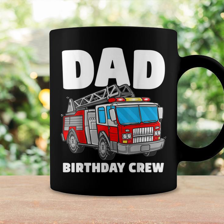Dad Birthday Crew Fire Truck Firefighter Fireman Party Coffee Mug Gifts ideas