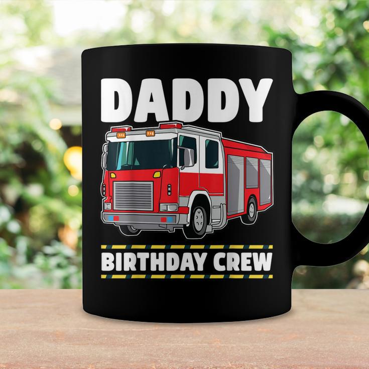 Daddy Birthday Crew Fire Truck Firefighter Dad Papa Coffee Mug Gifts ideas