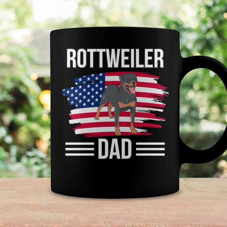 Dog Owner Us Flag 4Th Of July Fathers Day Rottweiler Dad Coffee Mug Gifts ideas