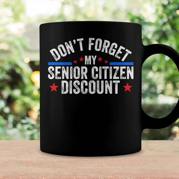 Dont Forget My Senior Discount Old People Gag Women Men Coffee Mug Gifts ideas