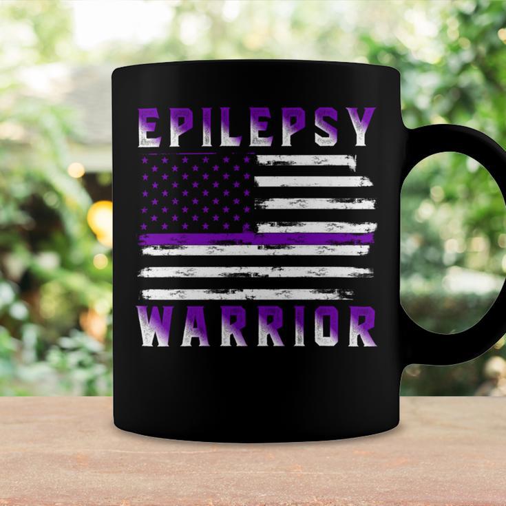 Epilepsy Warrior Usa Flag United States Flag Epilepsy Epilepsy Awareness Coffee Mug Gifts ideas