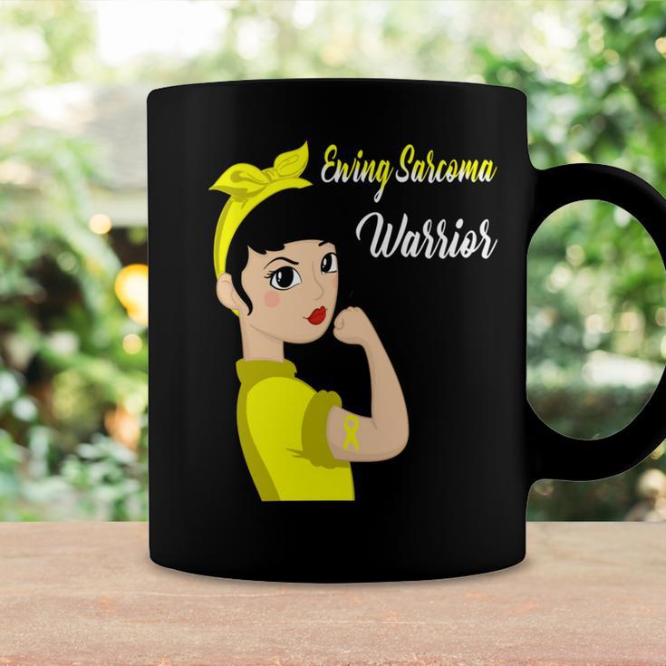 Ewings Sarcoma Warrior Strong Women Yellow Women Ewings Sarcoma Ewings Sarcoma Awareness Coffee Mug Gifts ideas