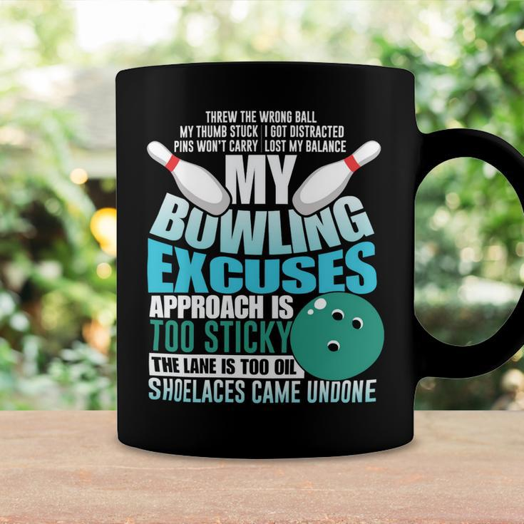Exuses Funny Ball Strike Sport 26 Bowling Bowler Coffee Mug Gifts ideas