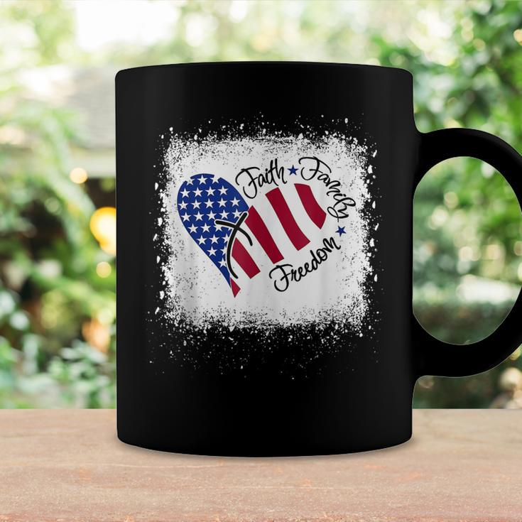 Faith Family Freedom Patriotic 4Th Of July Christian Girl V2 Coffee Mug Gifts ideas