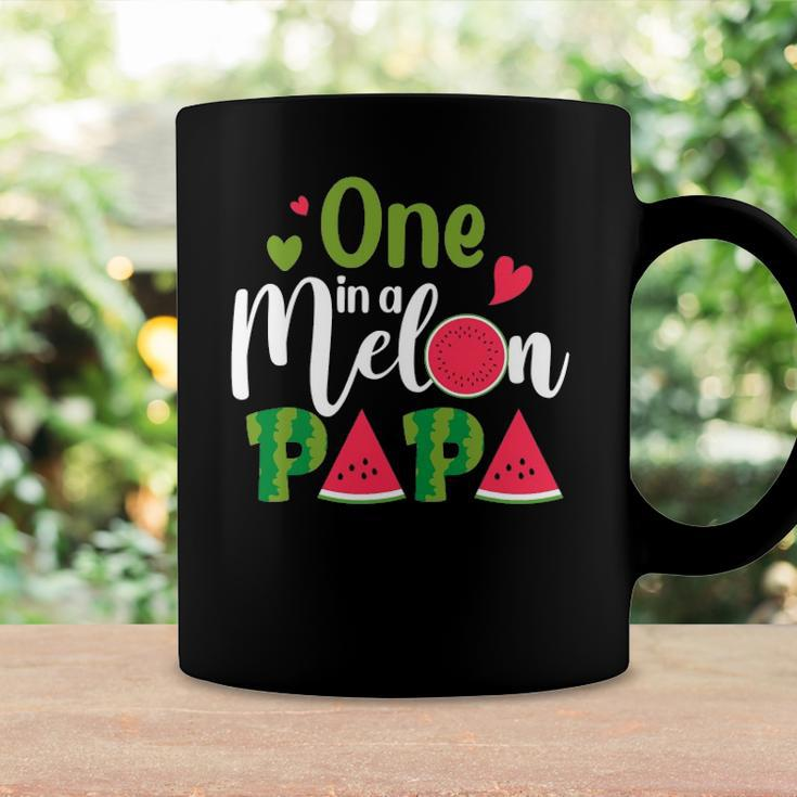 Family One In A Melon Papa Birthday Party Matching Family Coffee Mug Gifts ideas