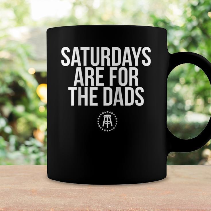 Fathers Day New Dad Gift Saturdays Are For The Dads Raglan Baseball Tee Coffee Mug Gifts ideas