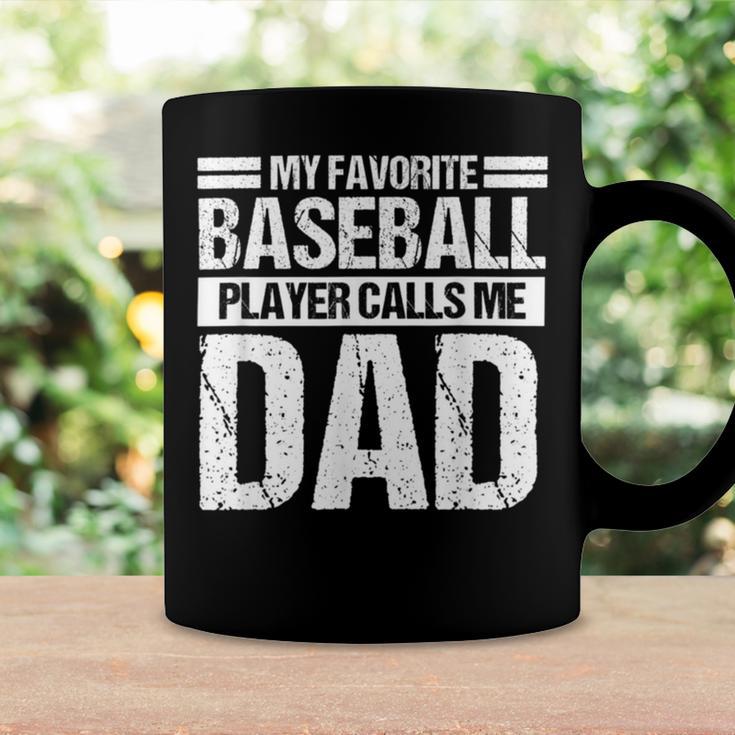 Favorite Baseball Player Calls Me Dad Coffee Mug Gifts ideas