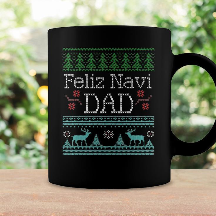 Feliz Navi Dad Ugly Christmas Design Multic Classic Coffee Mug Gifts ideas