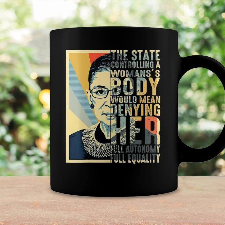 Feminist Ruth Bader Ginsburg Pro Choice My Body My Choice Coffee Mug Gifts ideas
