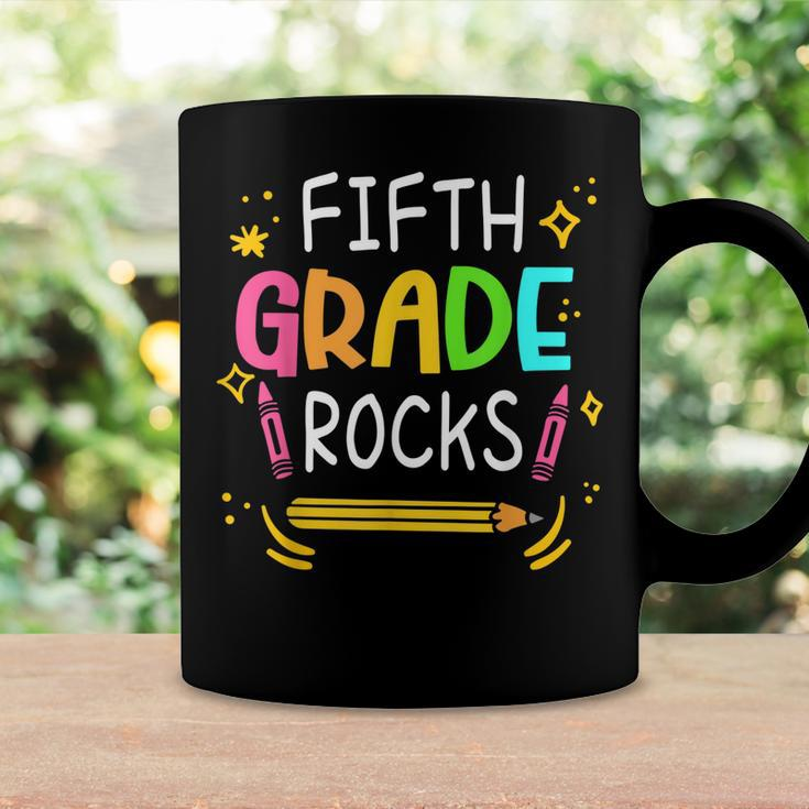 Fifth Grade Rocks 5Th Grade Kid Fifth Day Of School Teacher Coffee Mug Gifts ideas