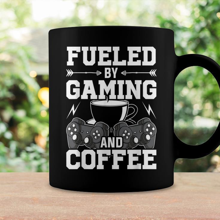 Fueled By Gaming And Coffee Video Gamer Gaming Coffee Mug Gifts ideas