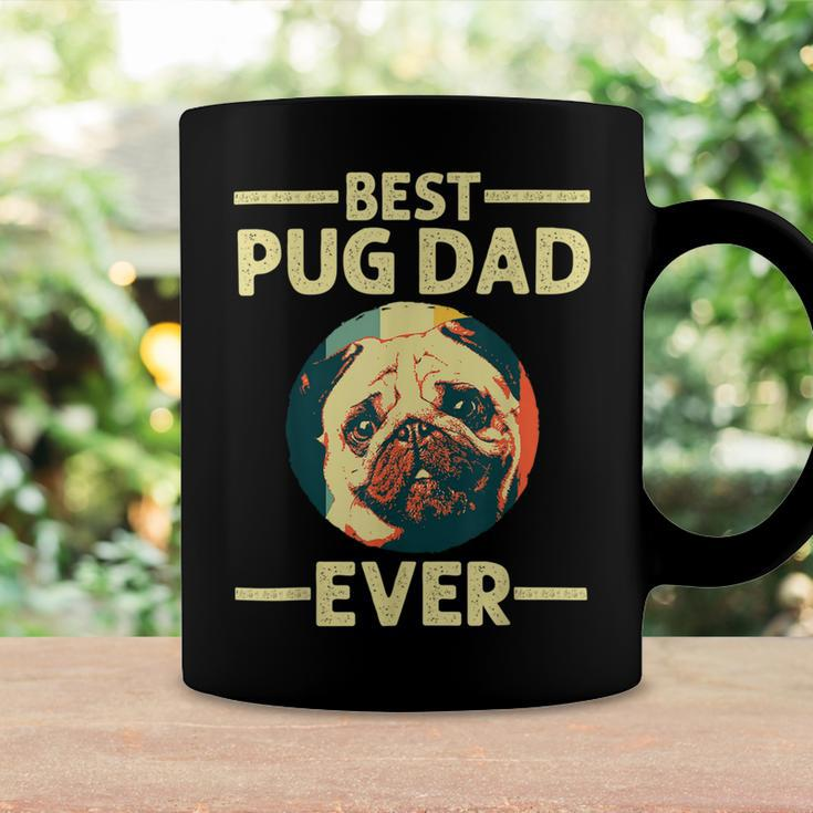 Funny Best Pug Dad Ever Art For Pug Dog Pet Lover Daddy Coffee Mug Gifts ideas