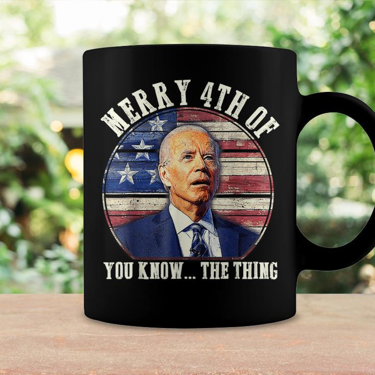 Funny Biden Merry 4Th Of You Know The Thing Anti Biden Coffee Mug Gifts ideas