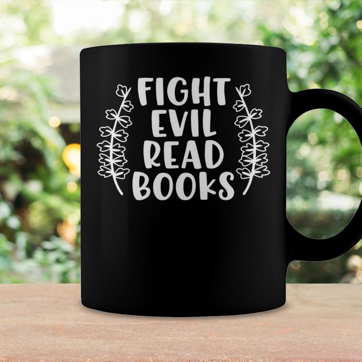 Funny Fight Evil Read Books Coffee Mug Gifts ideas