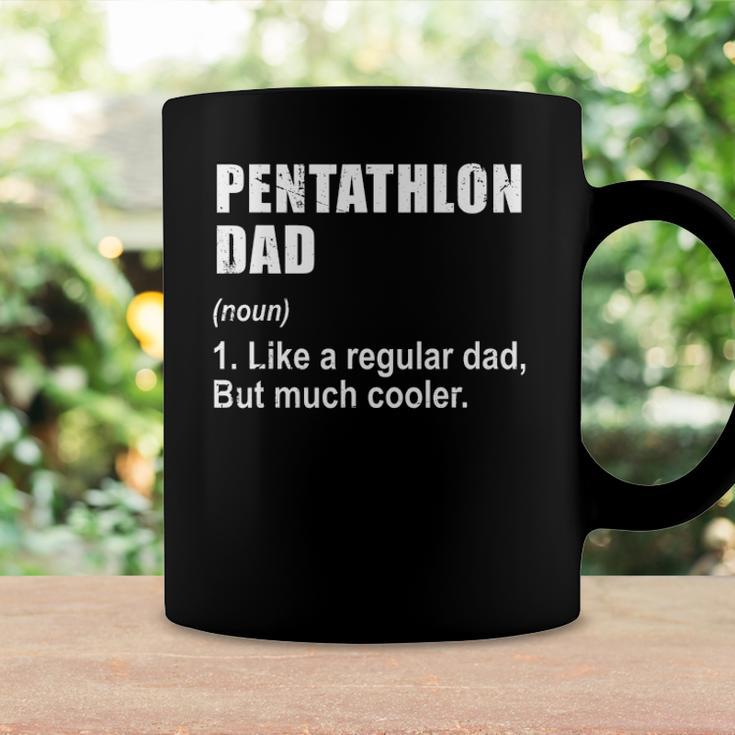 Funny Pentathlon Dad Like Dad But Much Cooler Definition Coffee Mug Gifts ideas