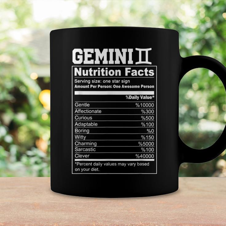 Funny Zodiac Gemini Nutrition Facts Gemini Birthday Women Coffee Mug Gifts ideas