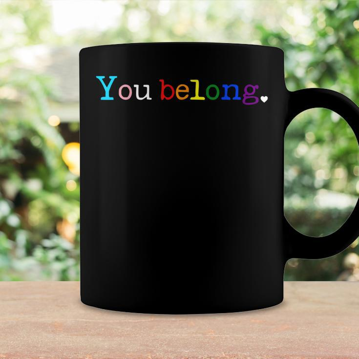 Gay Pride Lgbt Support And Respect You Belong Transgender V2 Coffee Mug Gifts ideas