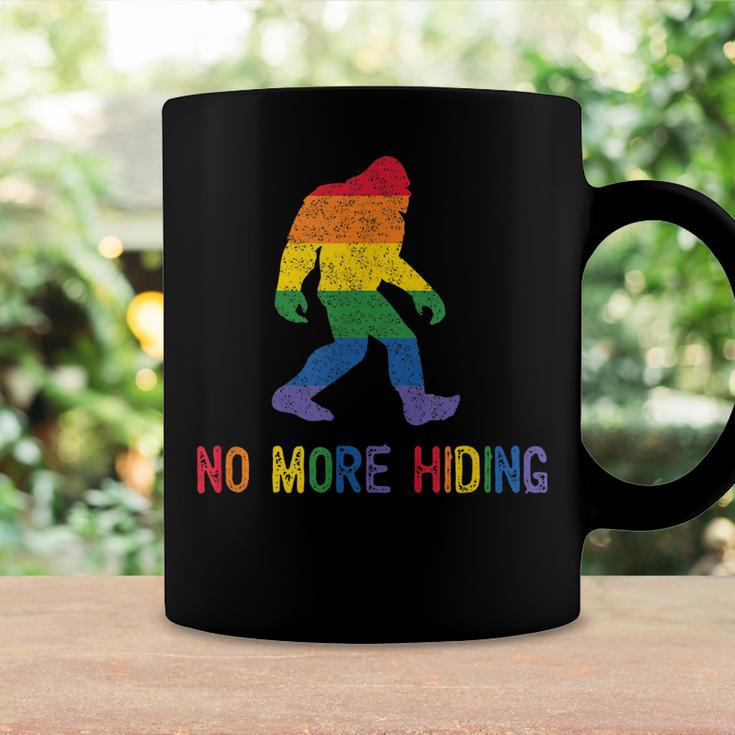 Gay Pride Support - Sasquatch No More Hiding - Lgbtq Ally Coffee Mug Gifts ideas