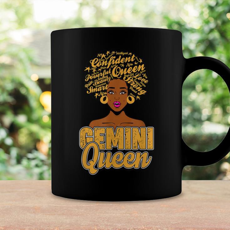 Gemini Zodiac Black African Afro Queen May June Birthday Coffee Mug Gifts ideas