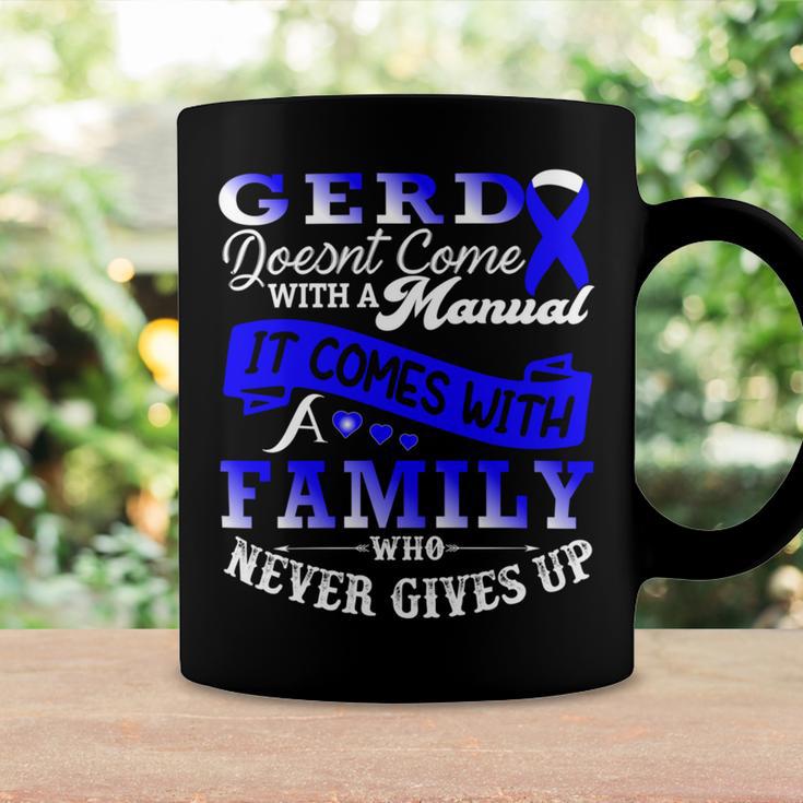 Gerd Doesnt Come With A Manual It Comes With A Family Who Never Gives Up Periwinkle Blue Ribbon Gastroesophageal Reflux Disease Gerd Awareness Coffee Mug Gifts ideas